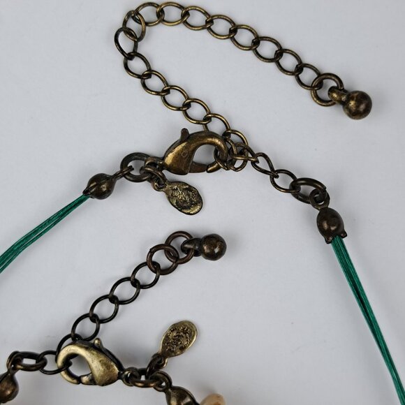 Vintage Premier Designs  Floating Bead 4 Strand Necklace and Bracelet Set - Picture 11 of 16